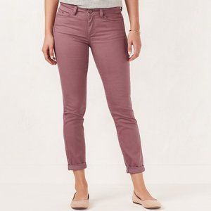 LC LAUREN CONRAD women's cuffed skinny ankle pants size 12